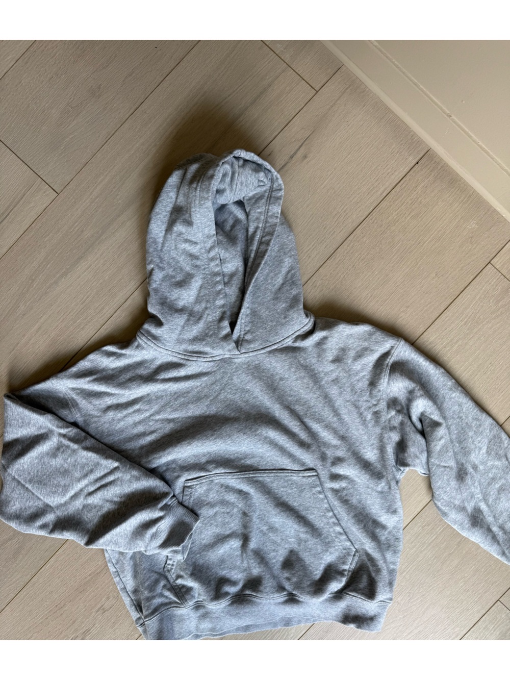 Fabletics Cozy Heather Gray Pullover Hoodie